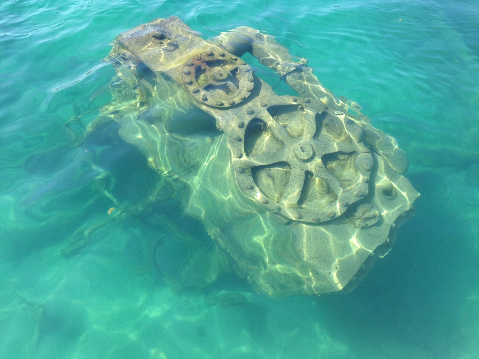 Underwater shipwreck
