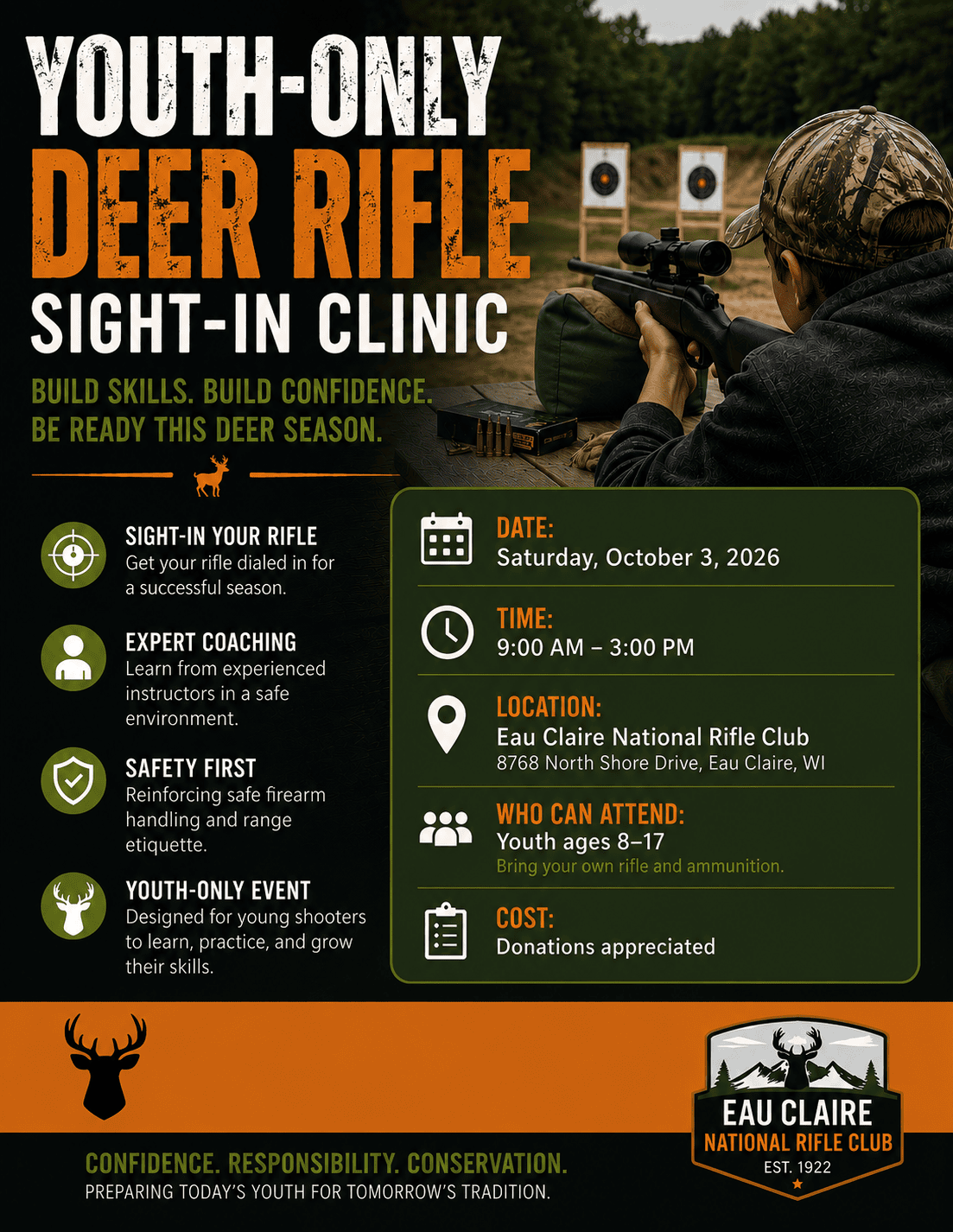 Eau Claire National Rifle Club Youth Only Site In